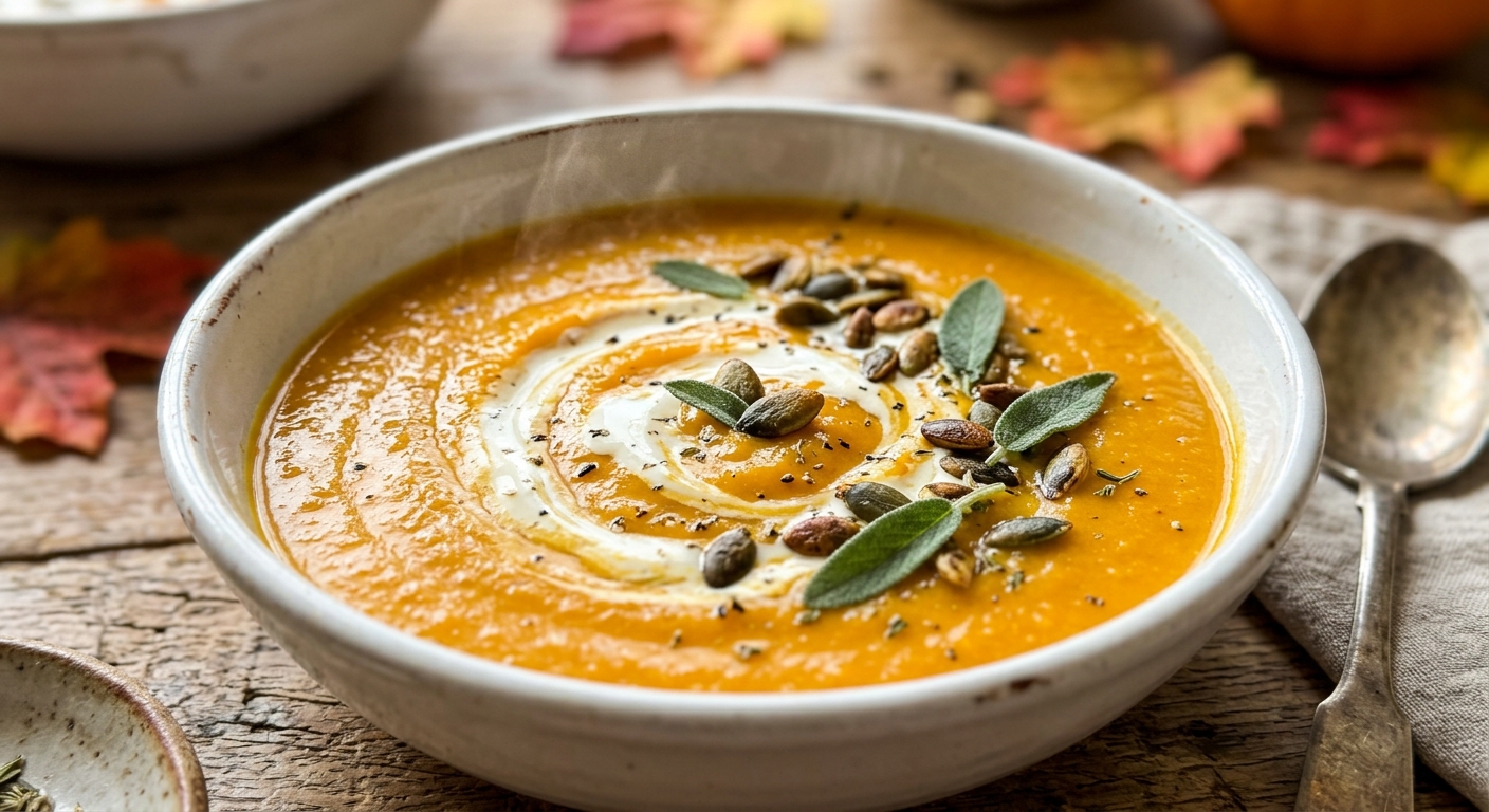 Creamy Butternut Squash Soup (30-Minute)