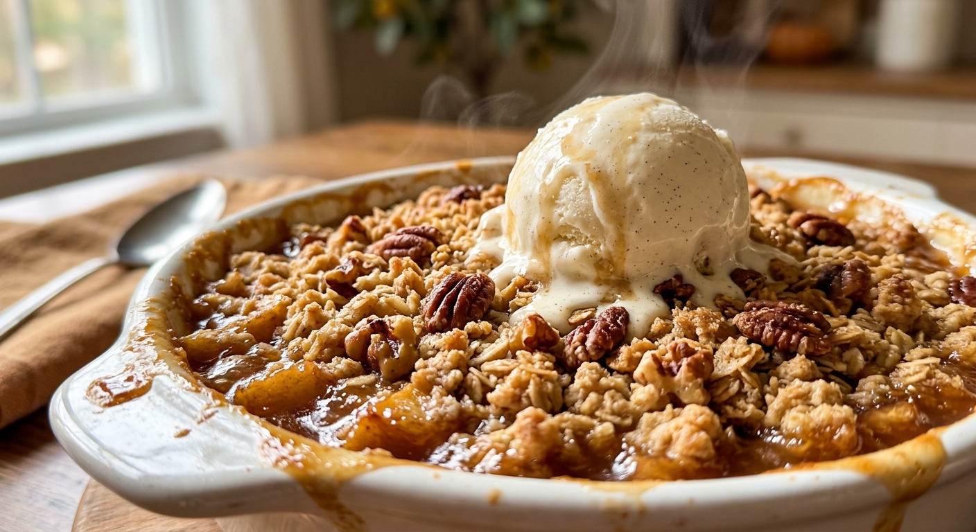 Caramel Apple Crisp (Best Fall Dessert)