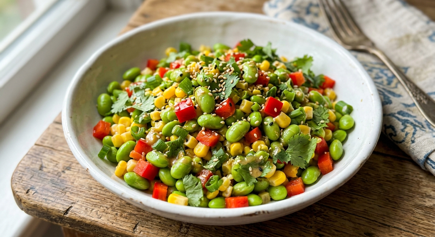 Edamame Salad (High Protein, 10 Minutes)