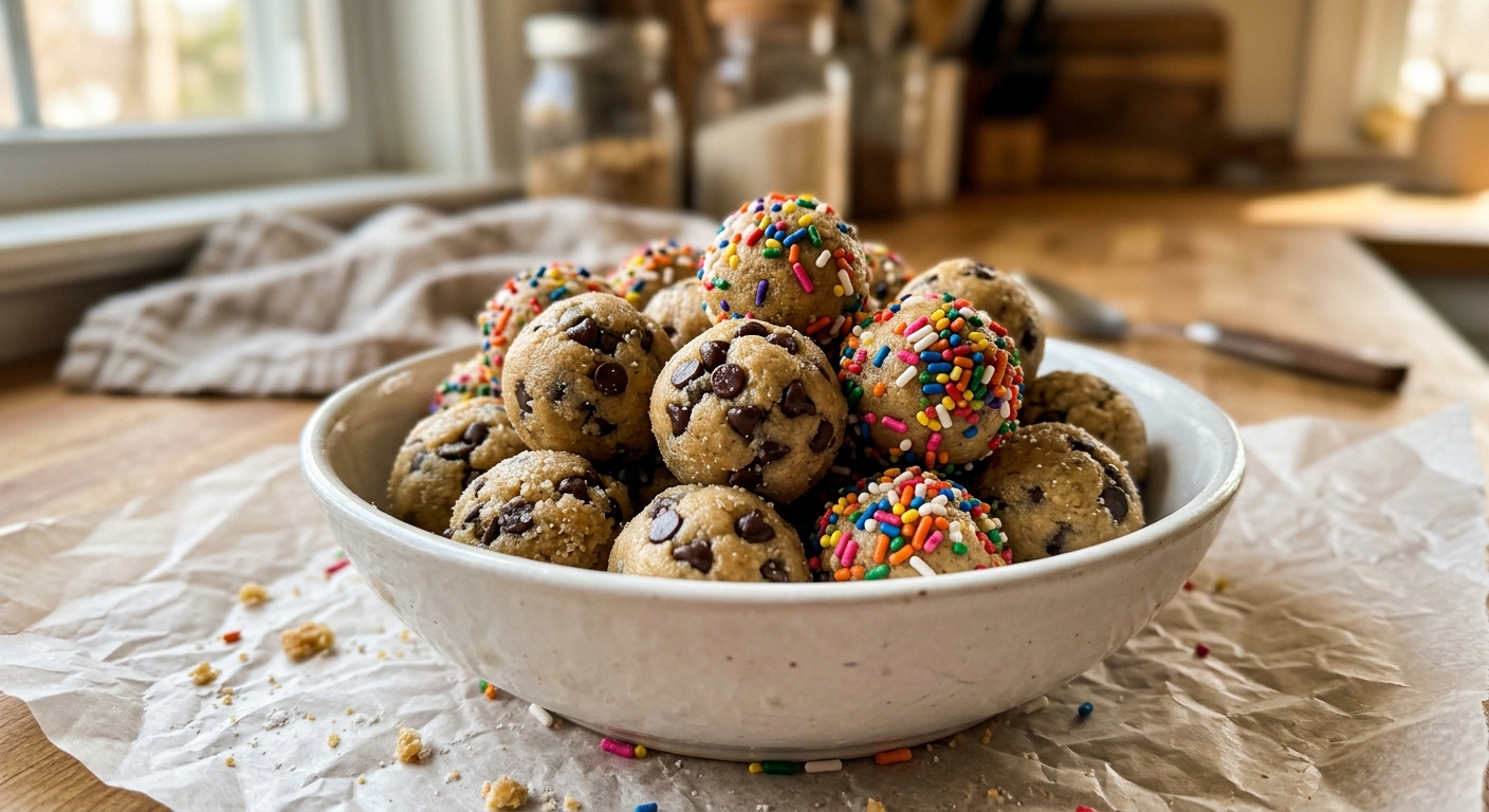 Edible Cookie Dough Bites (Safe to Eat Raw)