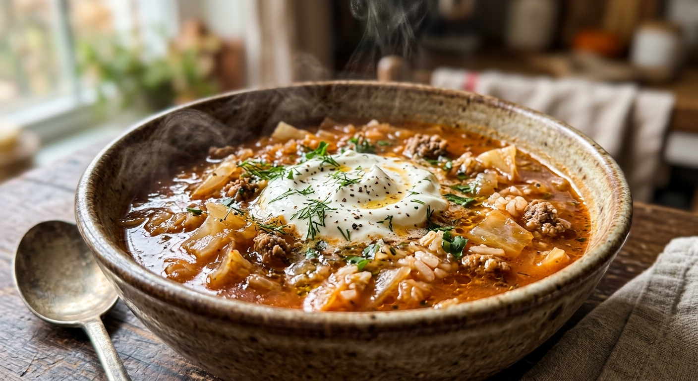 Golumpki Soup (Stuffed Cabbage Soup)