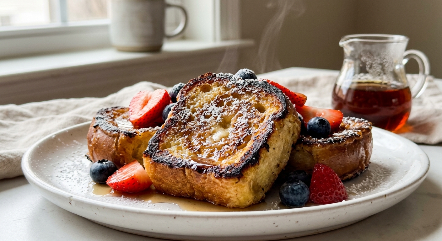 Hawaiian Roll French Toast (Viral Breakfast)