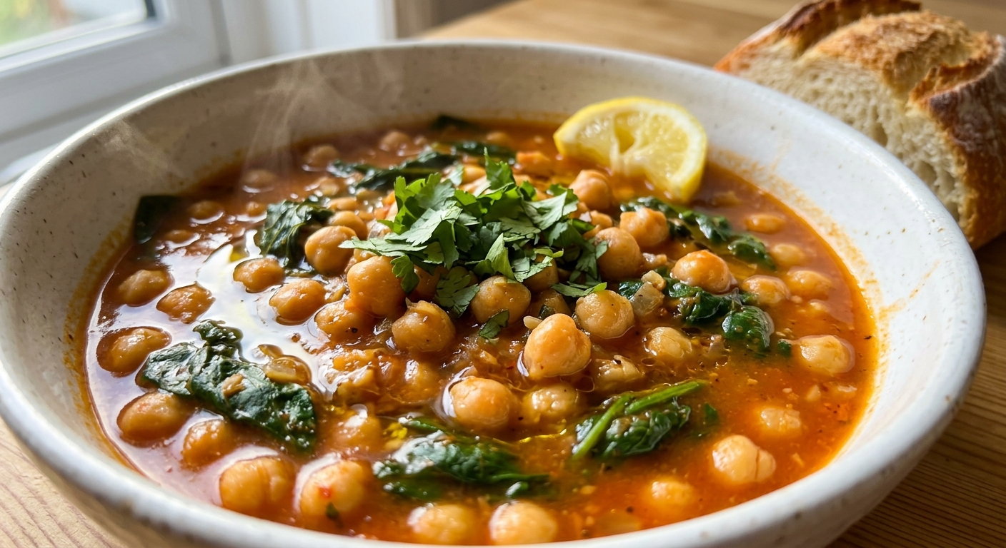 Mediterranean Chickpea Stew (One-Pot, Vegan)