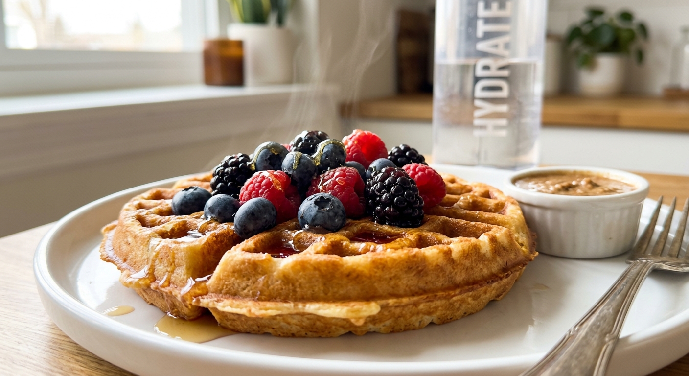 Protein Waffles (30g Protein, Crispy & Delicious)