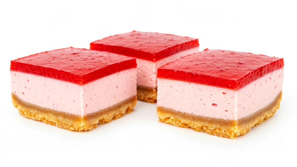 Strawberry crunch cheesecake bars