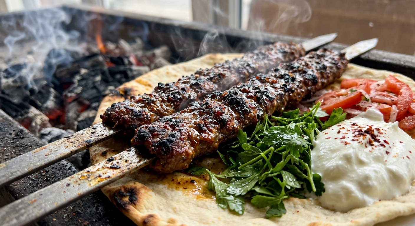 Authentic Turkish Adana Kebab