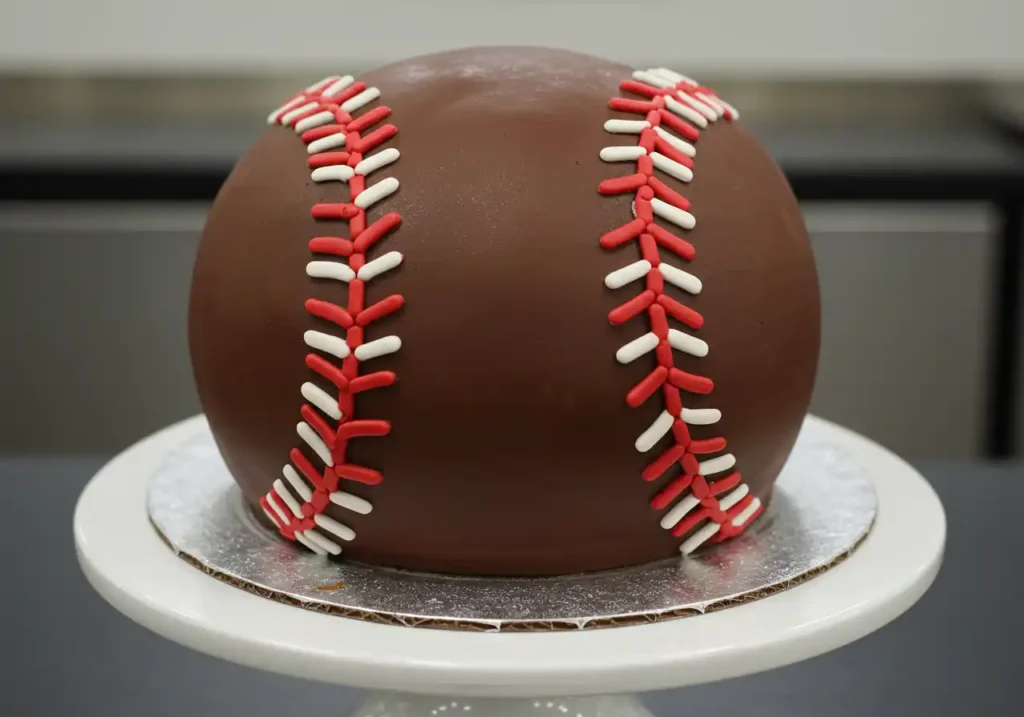 Baseball Cake with a Professional Finish 2025