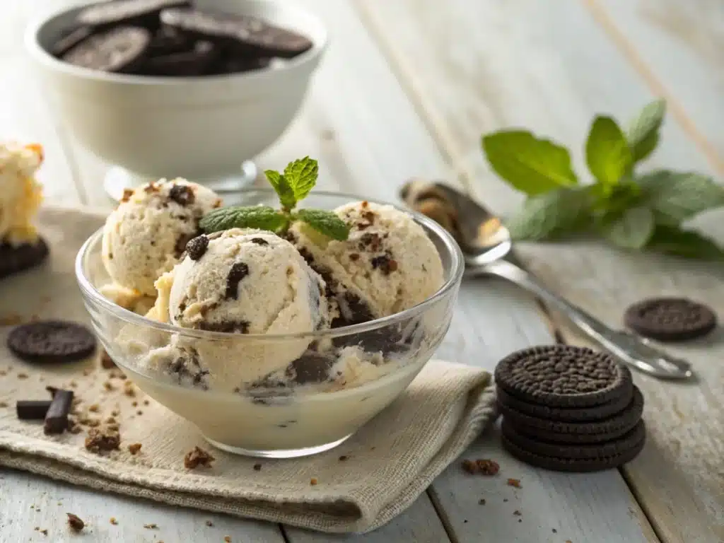 Variety of Hy-Vee To-Go Mix flavors on display, including Cookies & Cream.