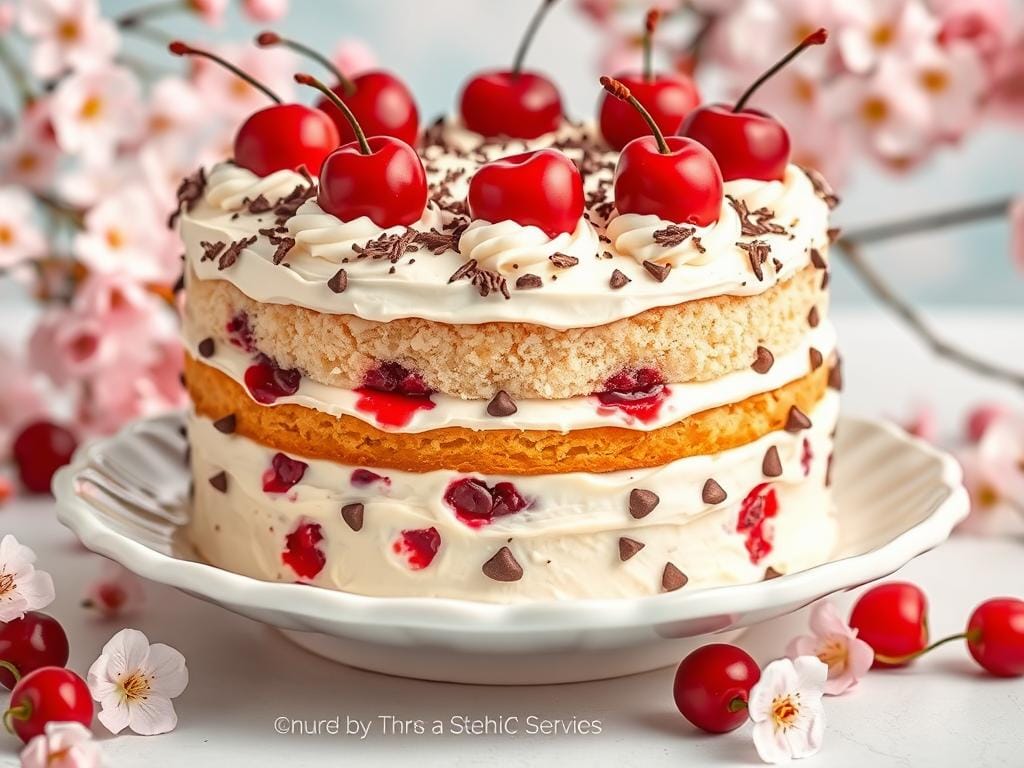 cherry chip cake