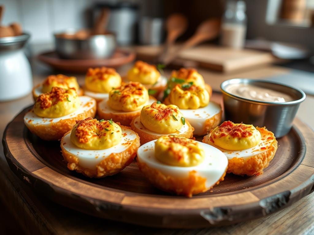 fried deviled eggs