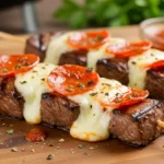 pizza steak skewers